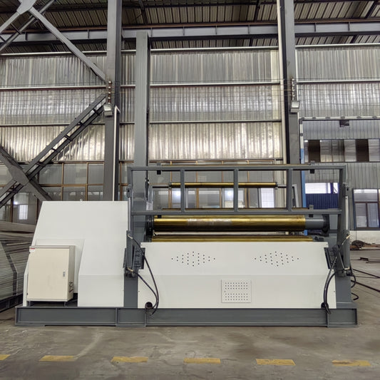 4-roll CNC plate rolling machine with Siemens PLC control system